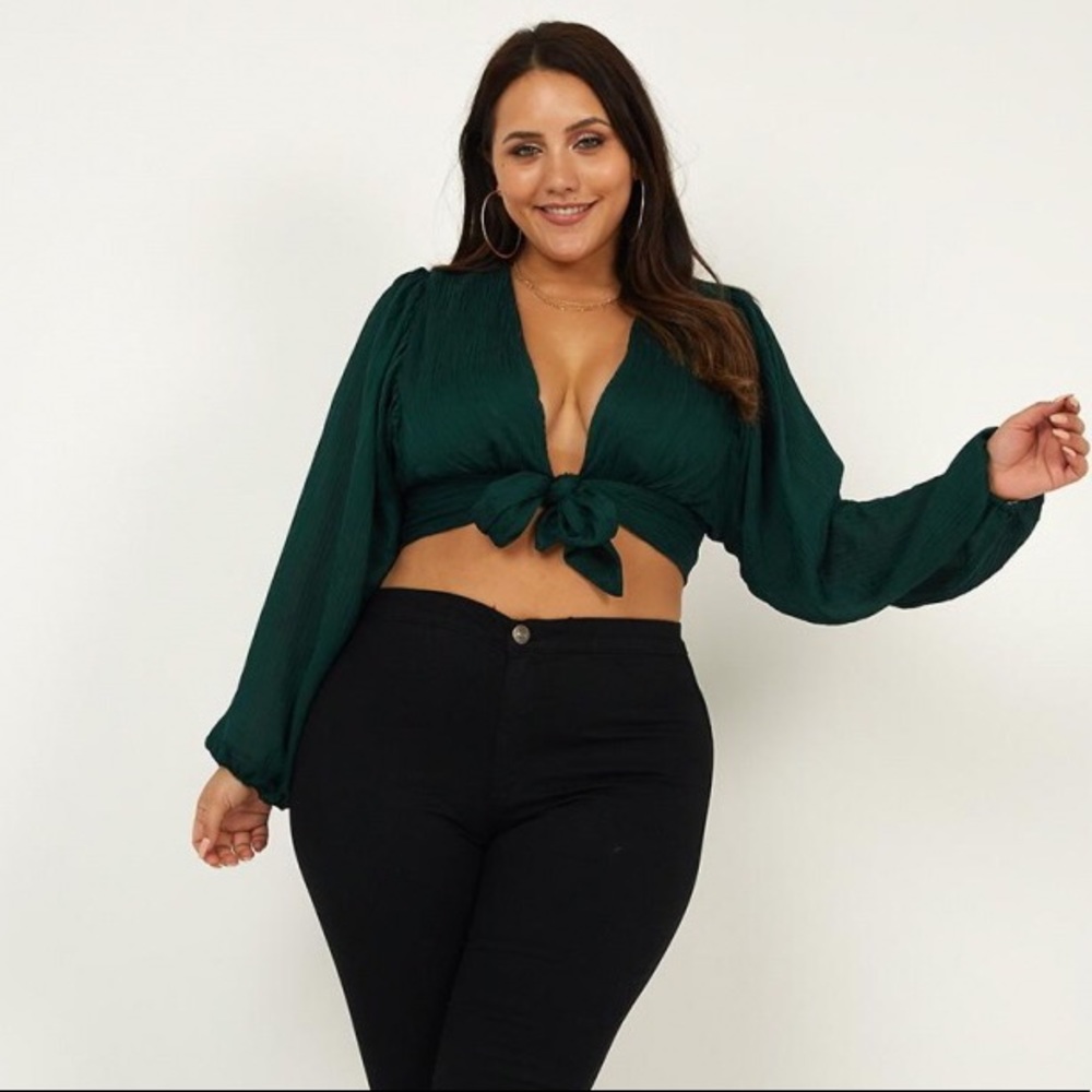 ShowPo | What More Can I Say Top In Emerald Plus